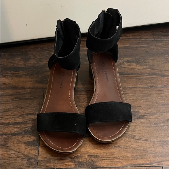 Rock & Candy Shoes - Rock & Candy Black Sandals for Women